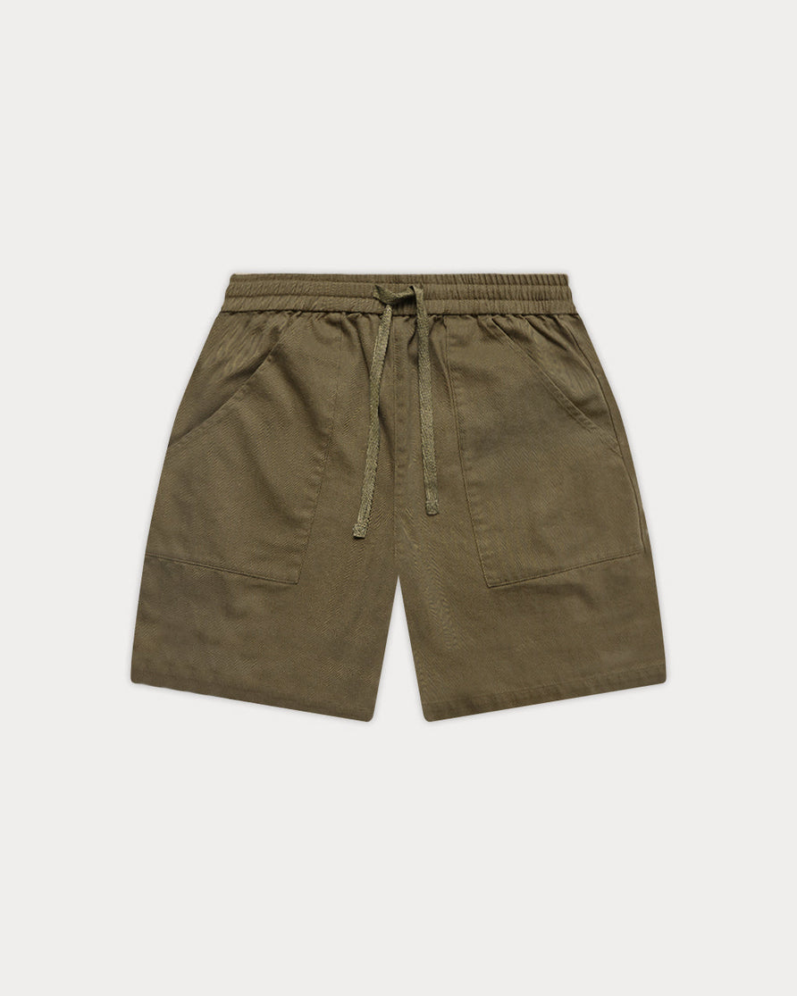 Service Fatigue Shorts - Olive