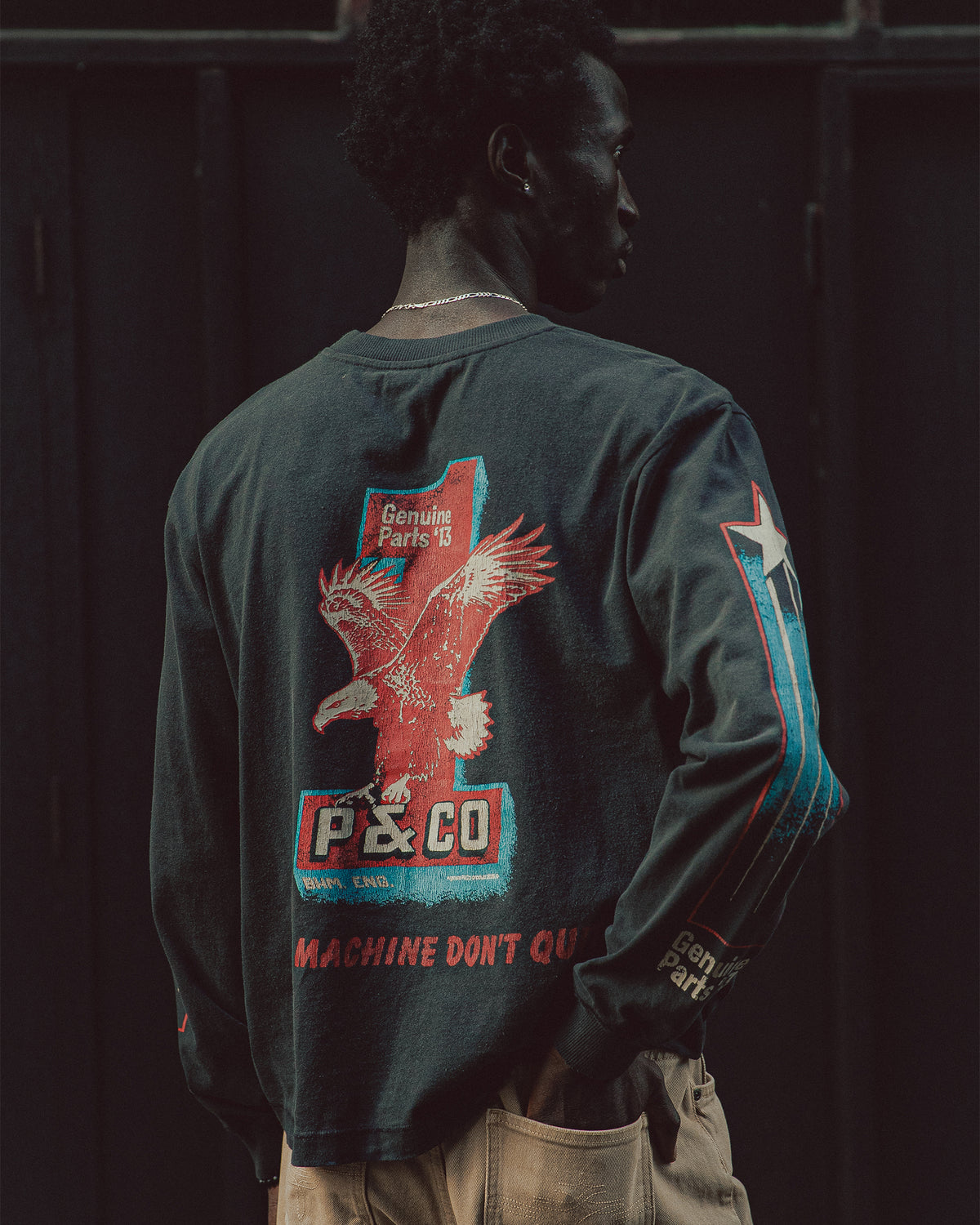 Machine Boxy Longsleeve - Vintage Black
