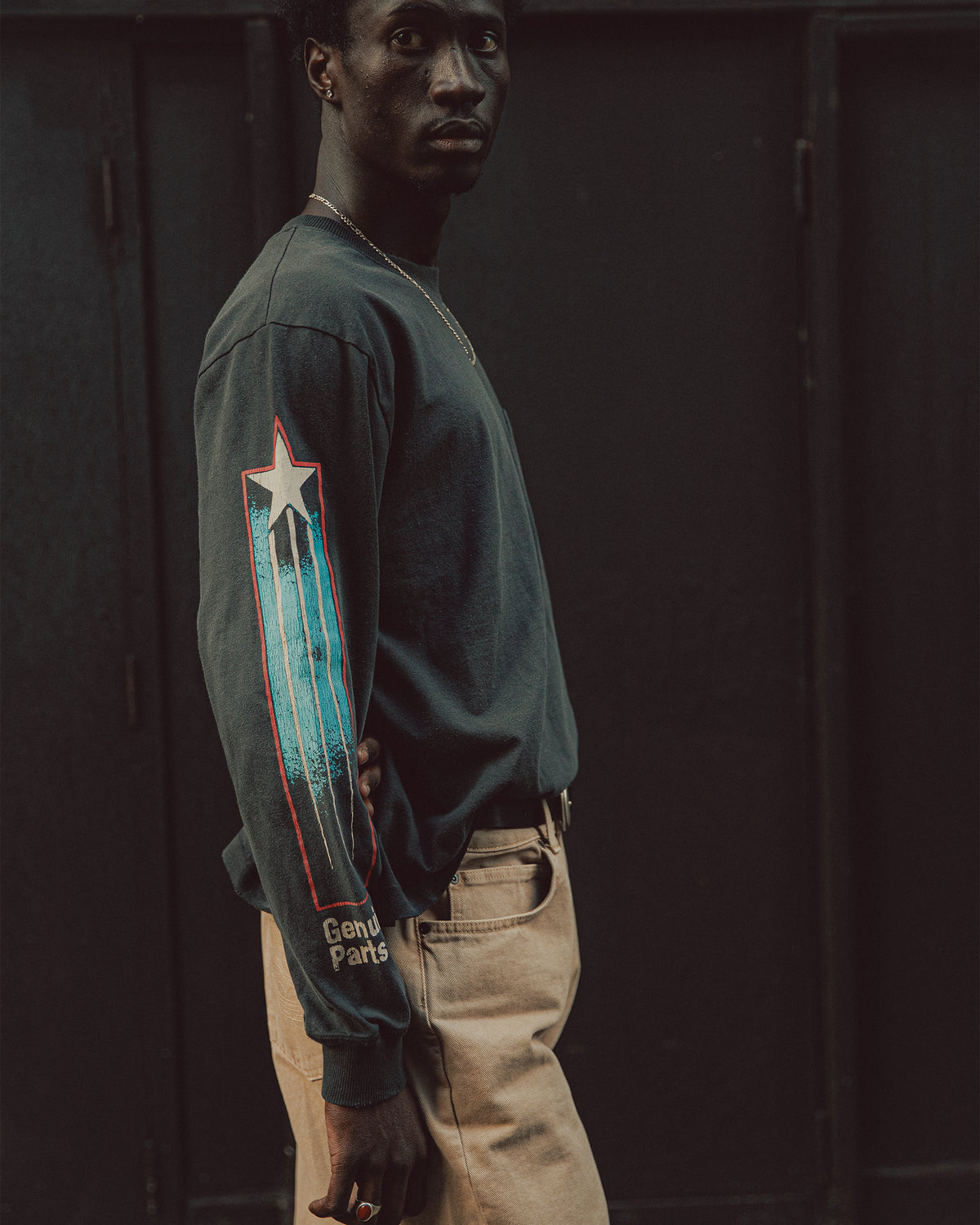 Machine Boxy Longsleeve - Vintage Black