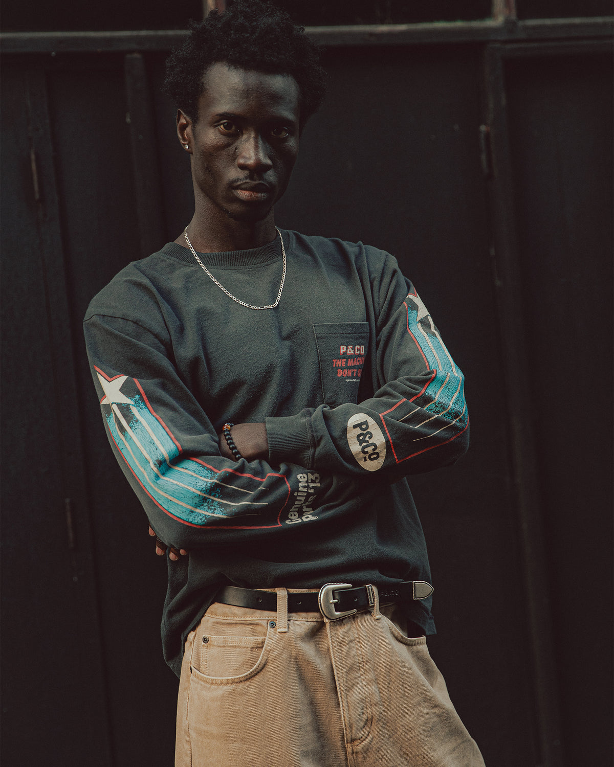 Machine Boxy Longsleeve - Vintage Black