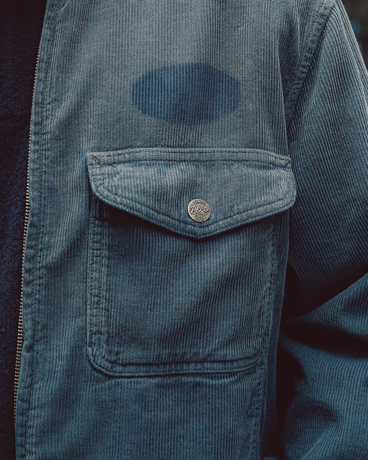 Garage Corduroy Jacket - Indigo Blue