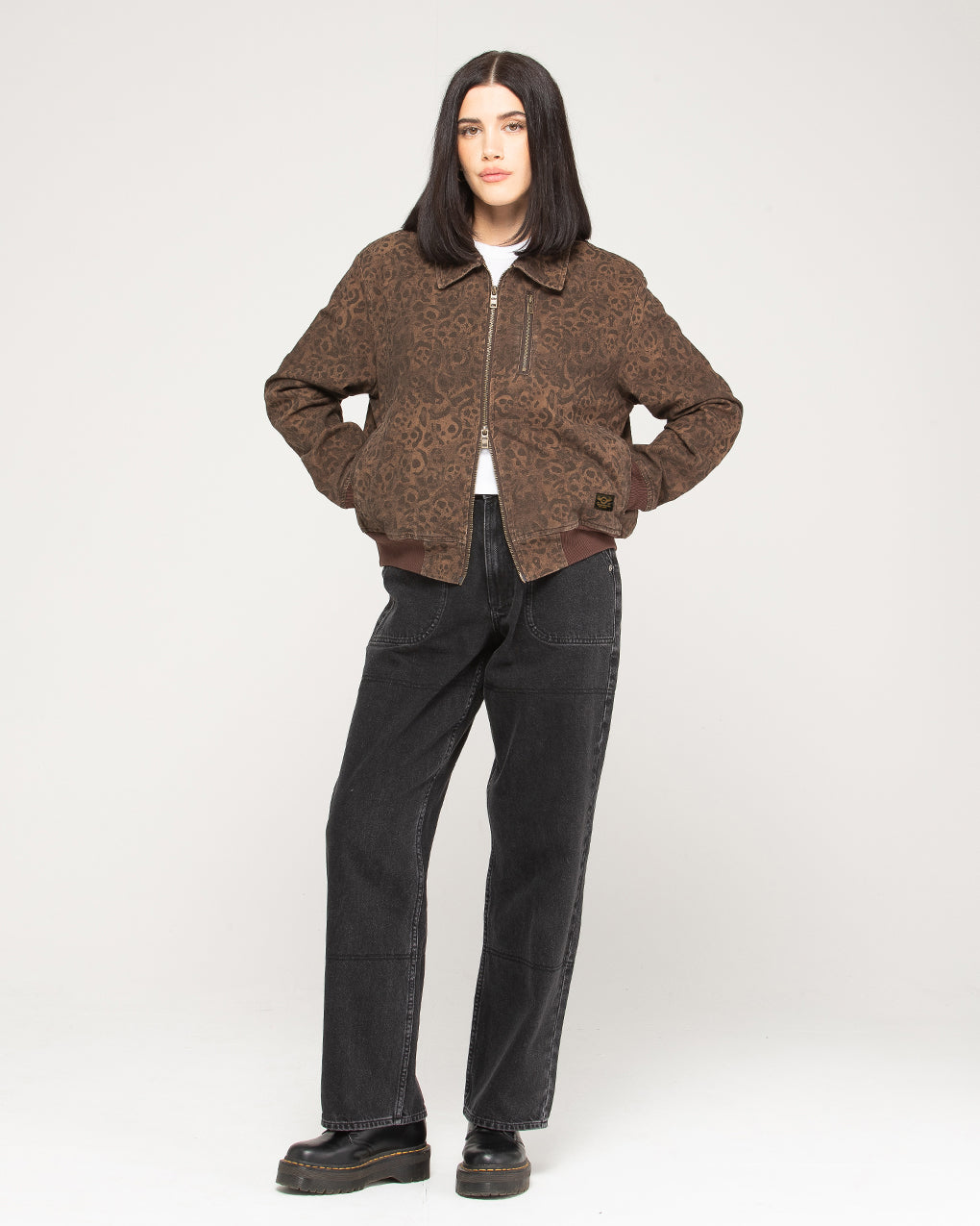 Rosette Turner Jacket - Leopard Print