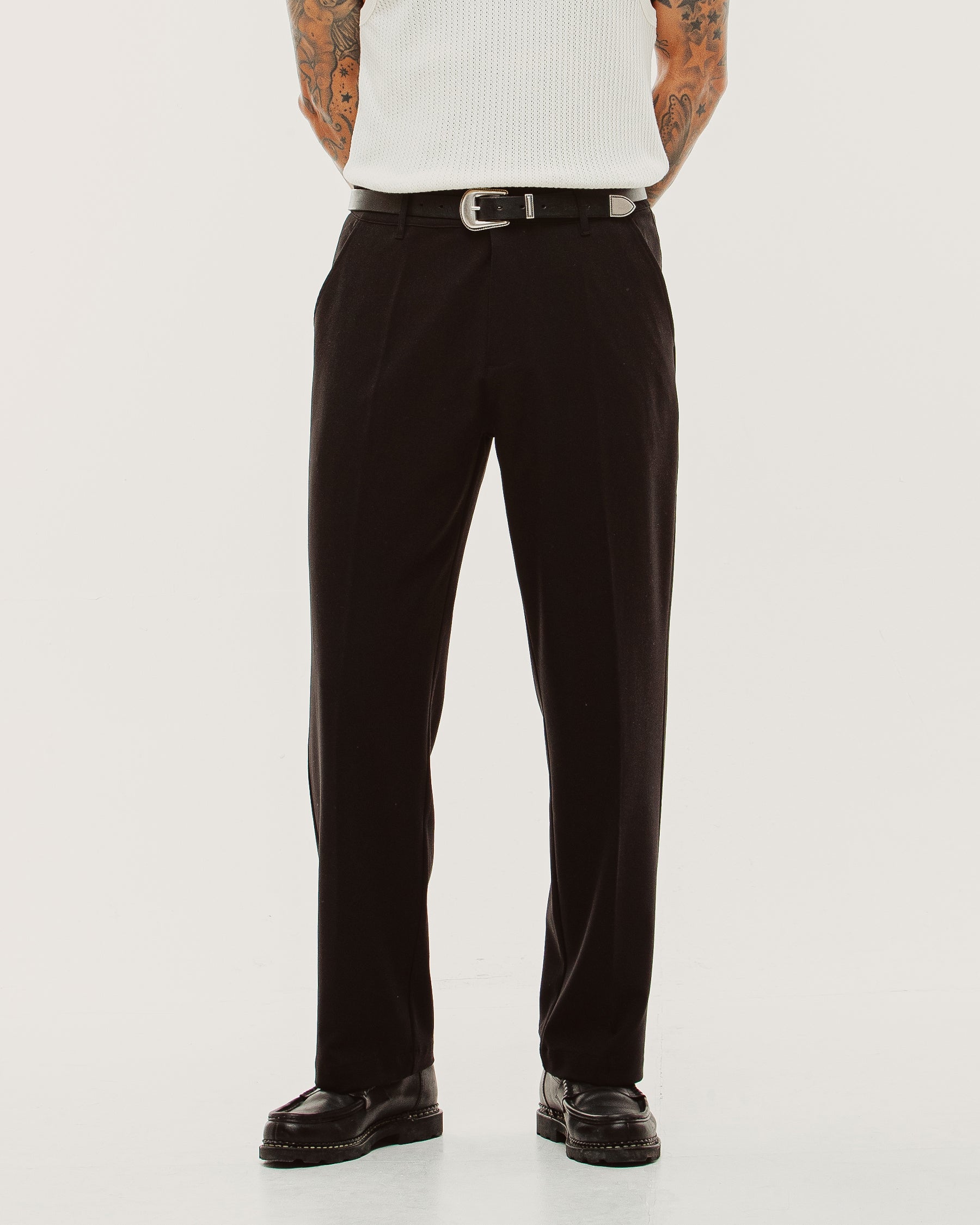 Pressed Station Pant - Black