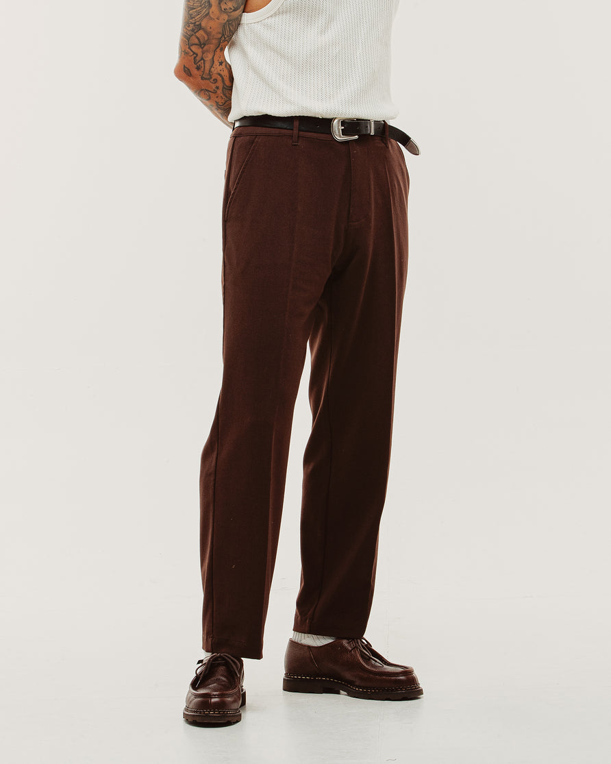 Pressed Station Pant - Brown