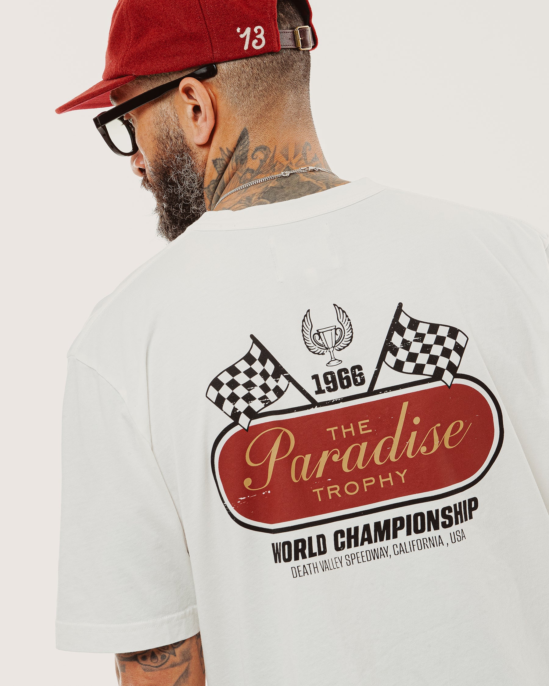 Paradise Trophy Boxy T-Shirt - Off White