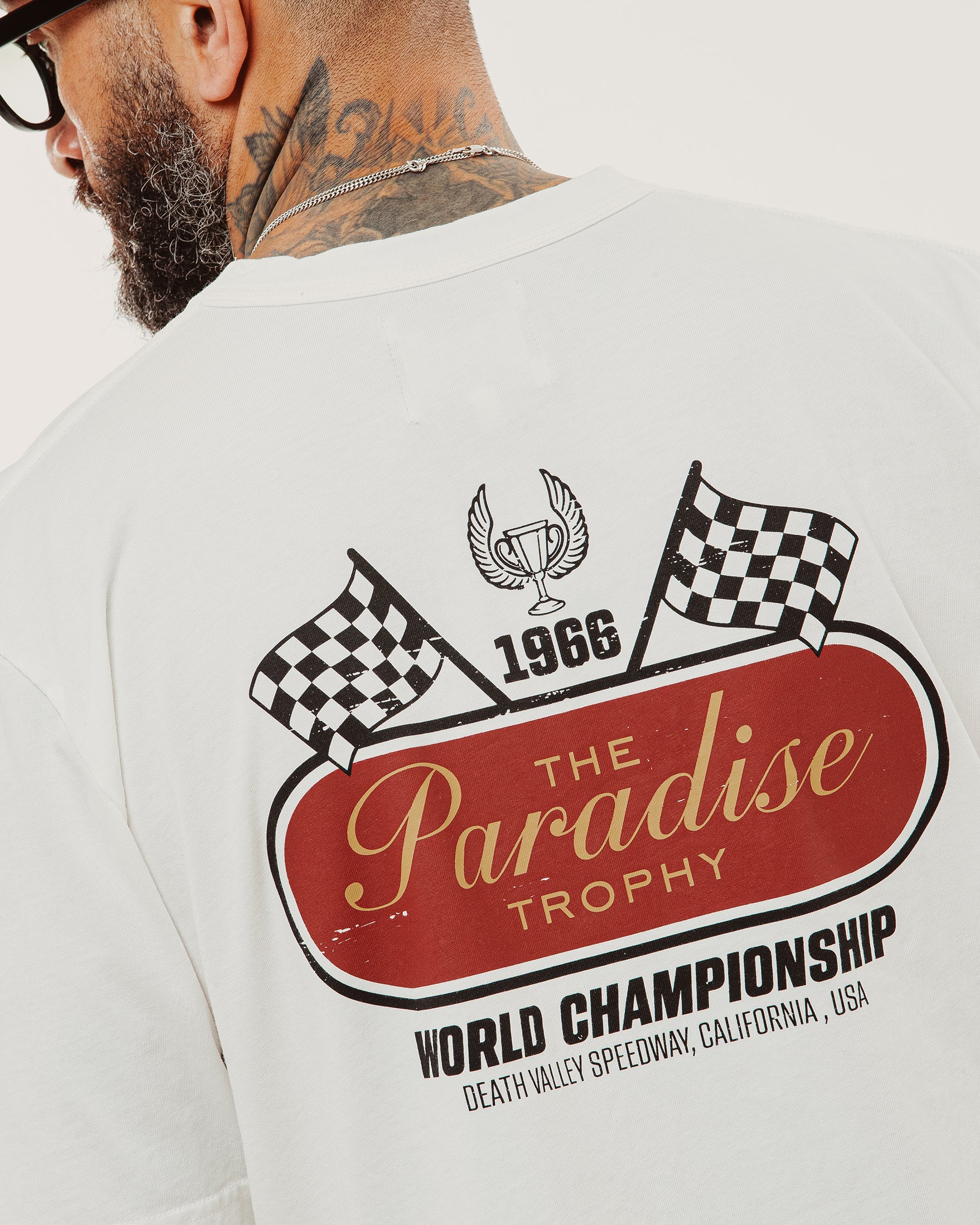 Paradise Trophy Boxy T-Shirt - Off White