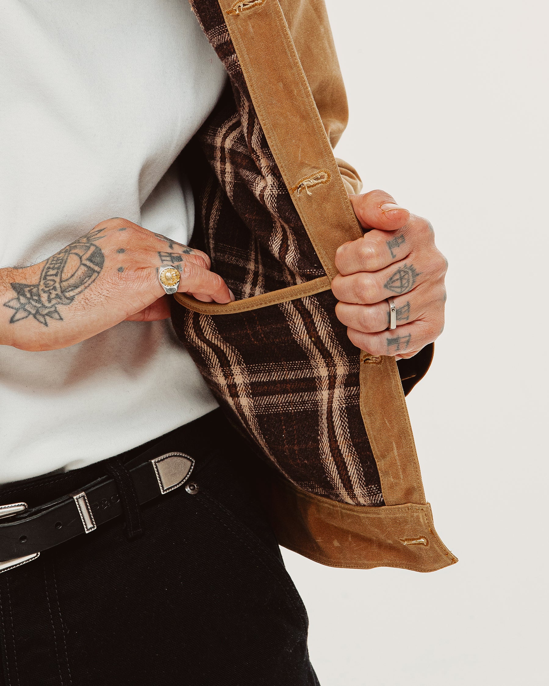 Harlan Waxed Canvas Jacket - Tan