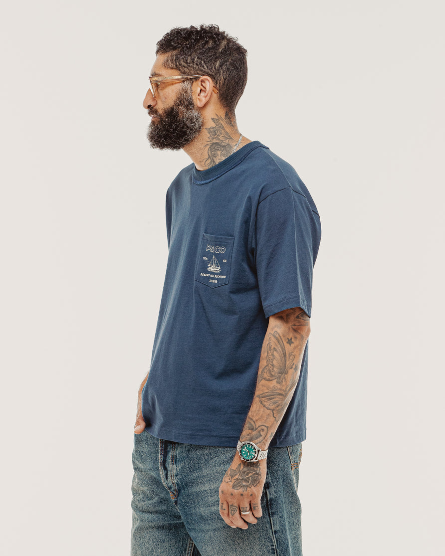 Marine Servicing Boxy T-Shirt - Navy