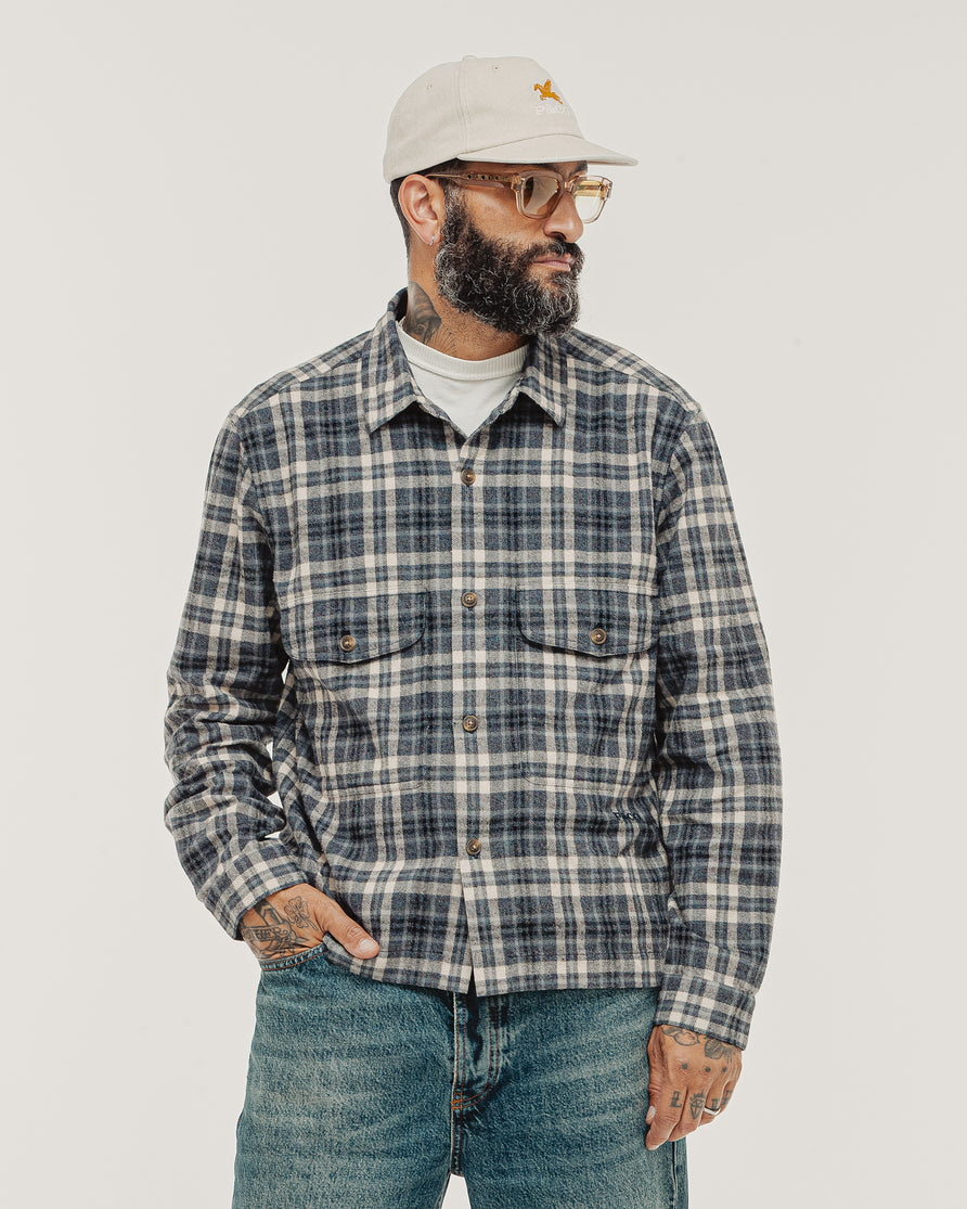 Aspen Shirt - Pebble Plaid