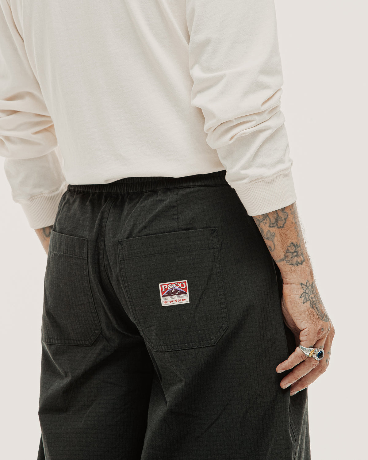 Bridwell Ripstop Balloon Pant - Black