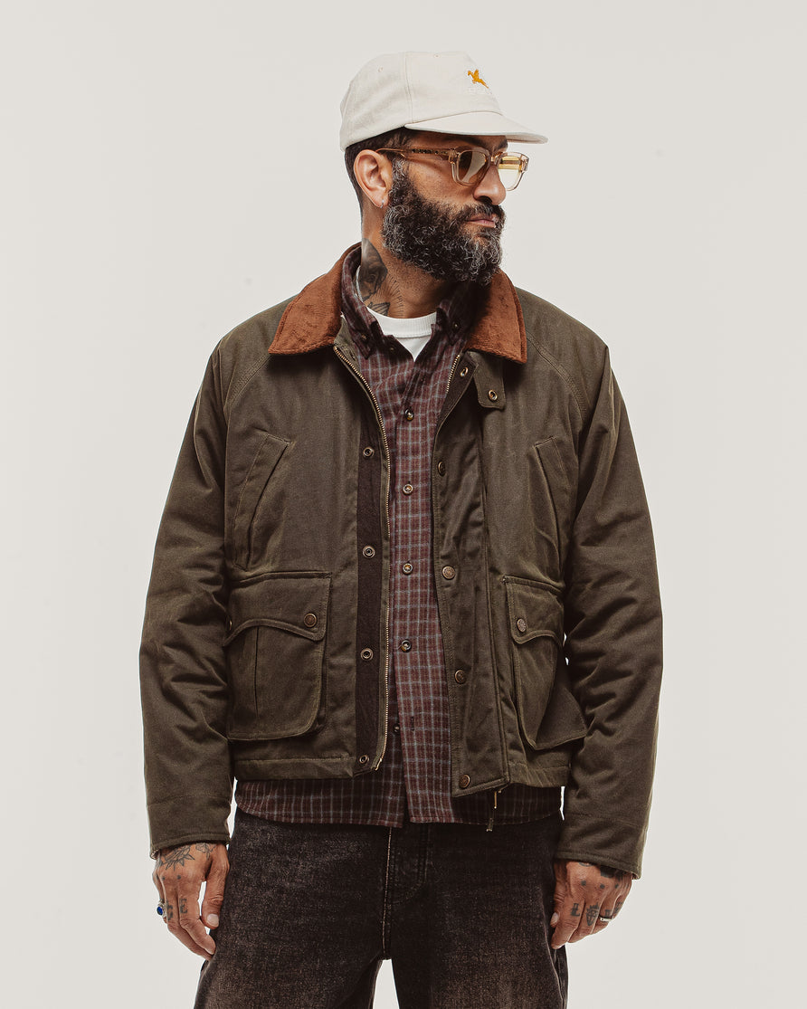 Roamer Waxed Jacket - Olive