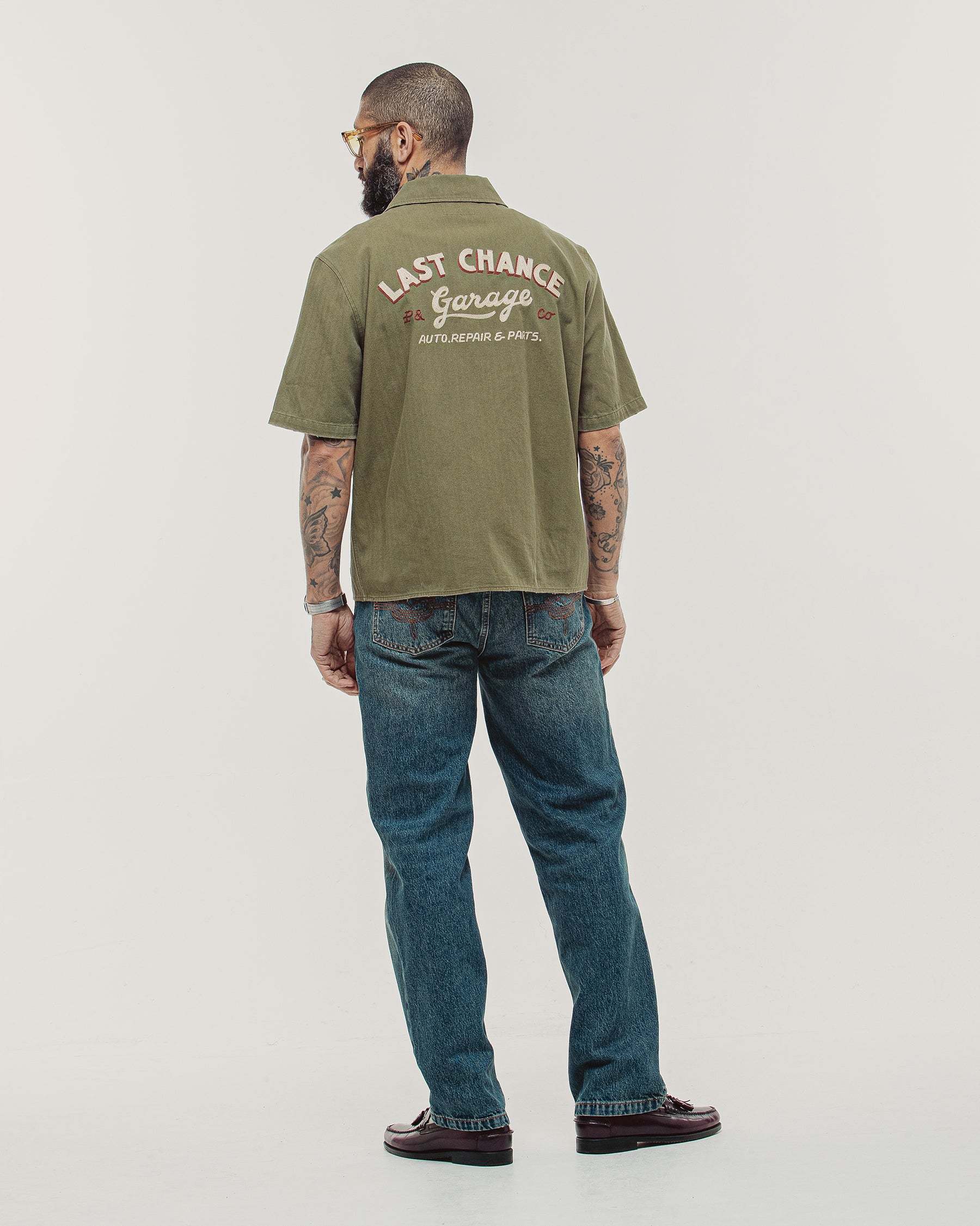 Last Chance Garage Depot Shirt - Sage