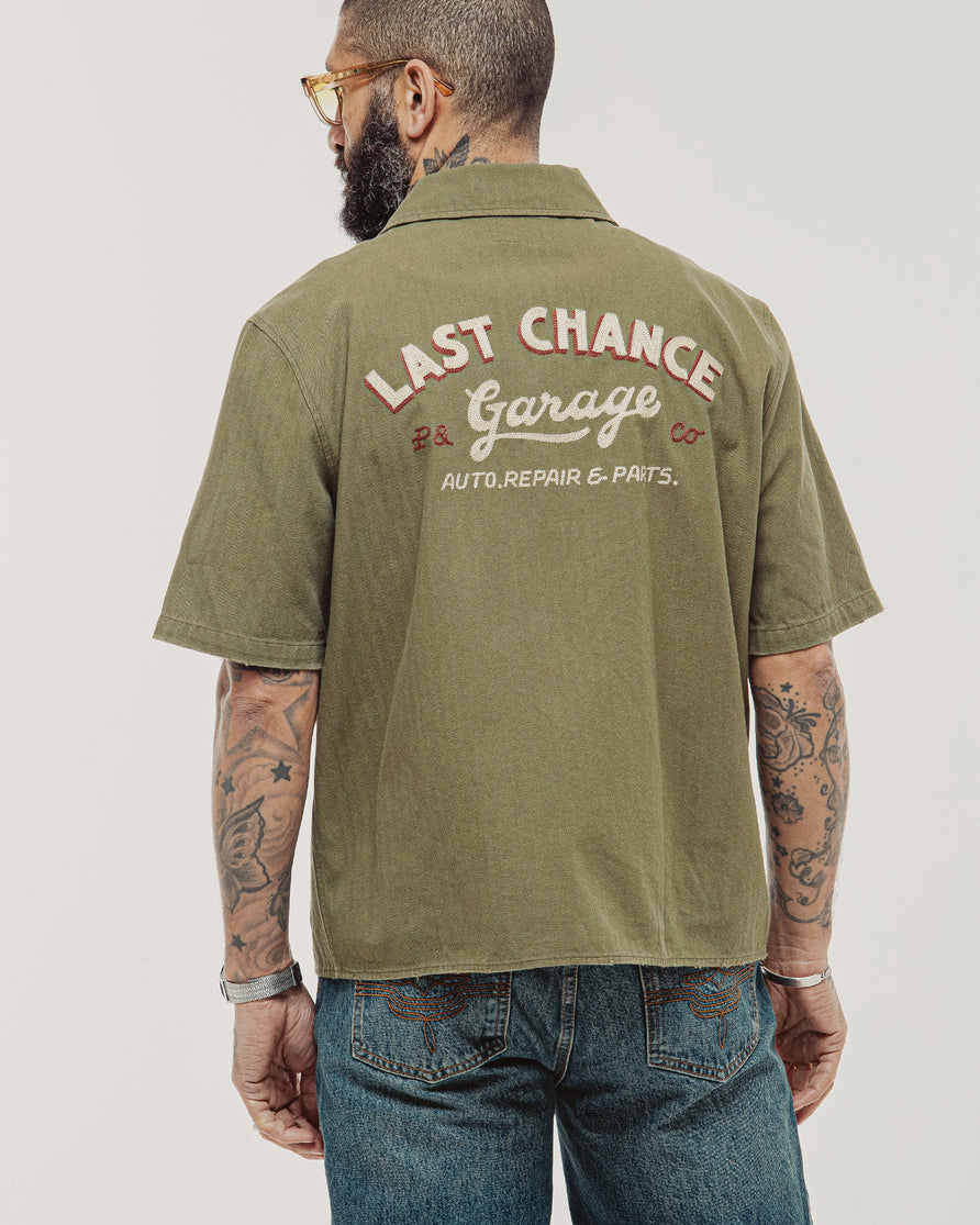 Last Chance Garage Depot Shirt - Sage