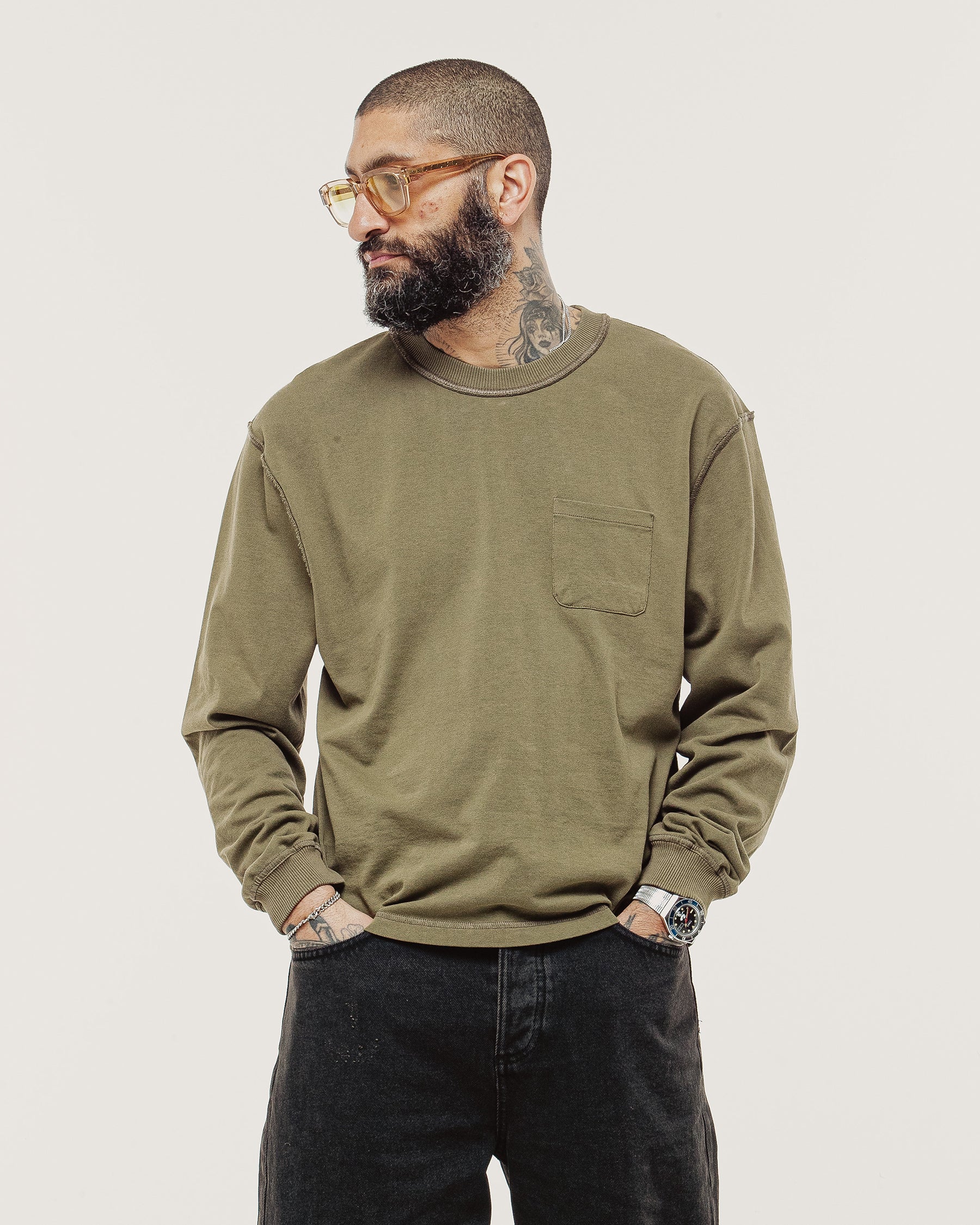Hickory Stripe 1/4 Zip Work Shirt | Men's Shirting, Shirts ‐ P&Co