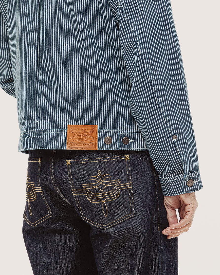Draftsman Denim Jacket - Hickory Stripe