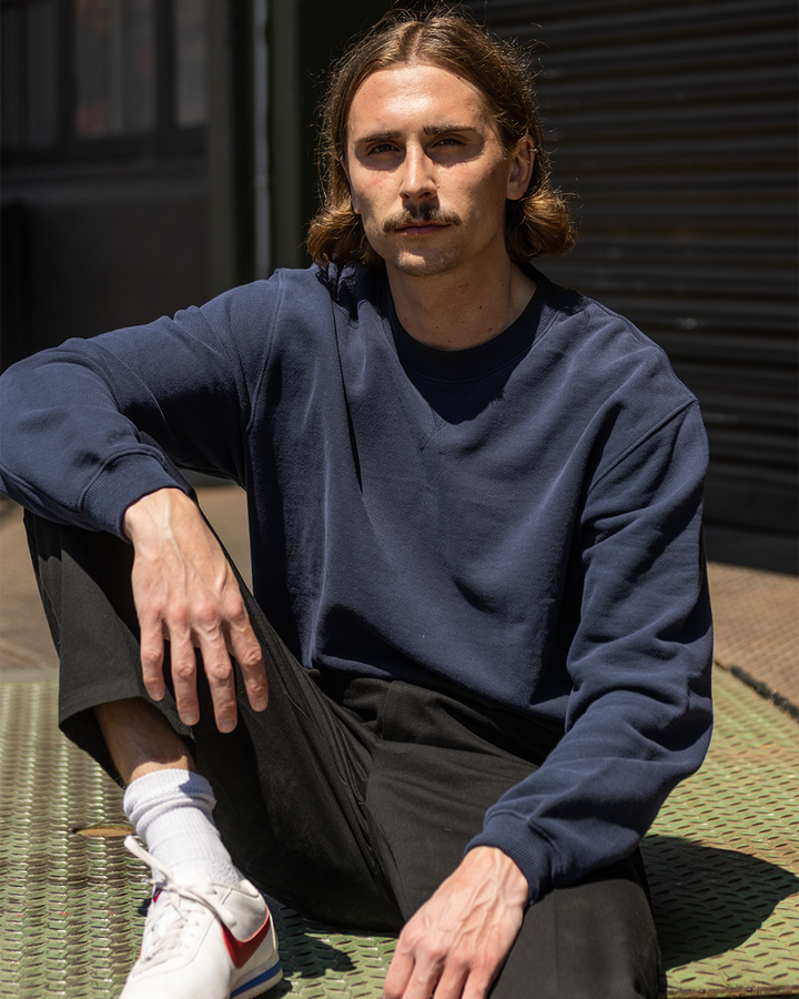 Crafted Sweatshirt - Navy