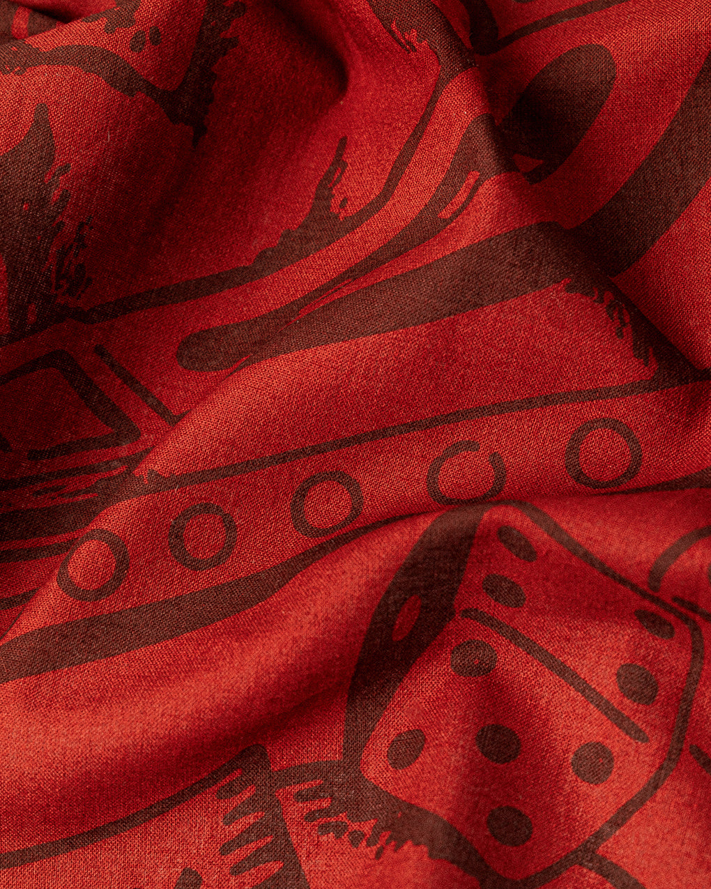 Good Luck Bandana - Deep Red