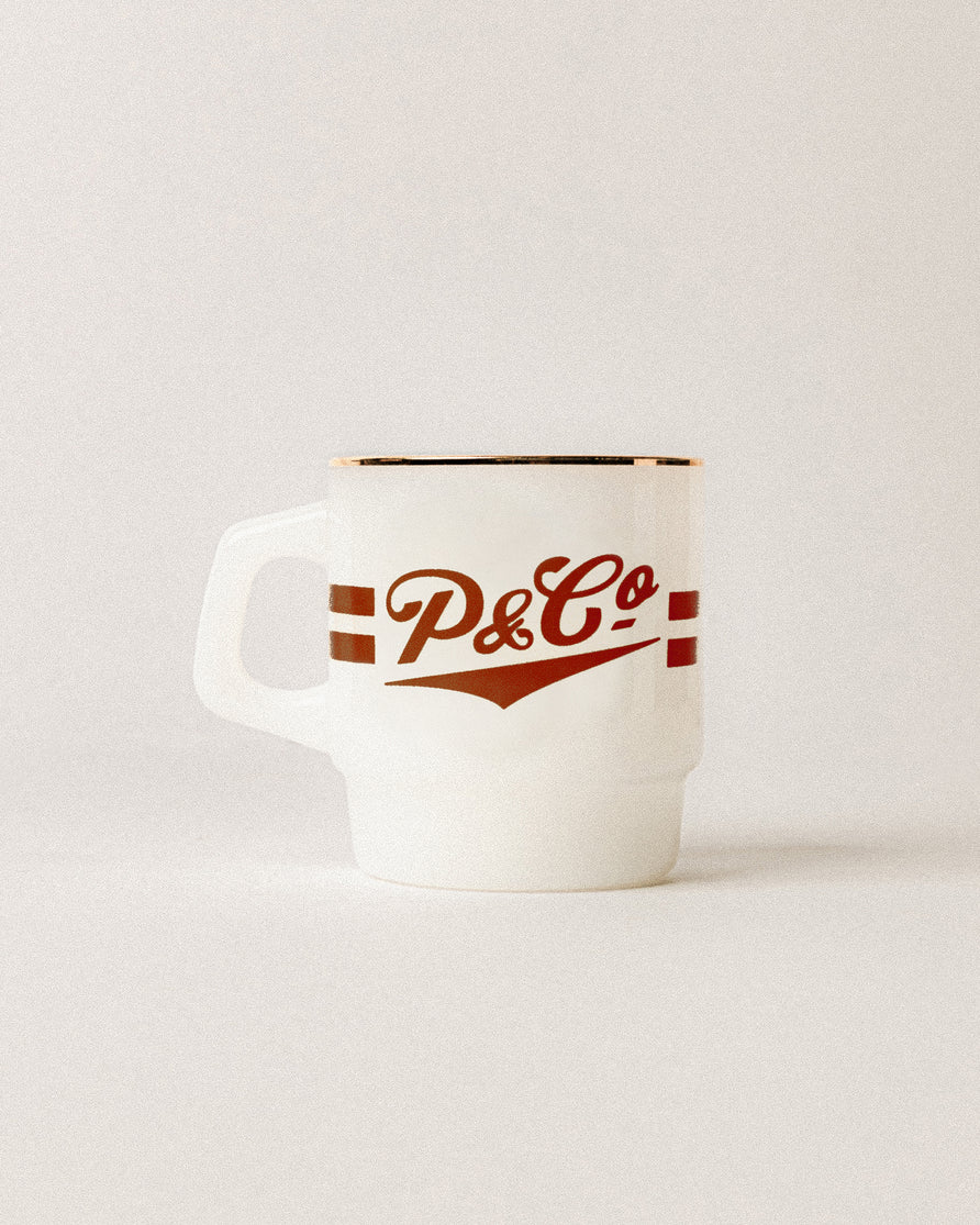 P&Co Racing Stackable Mug - Jade White