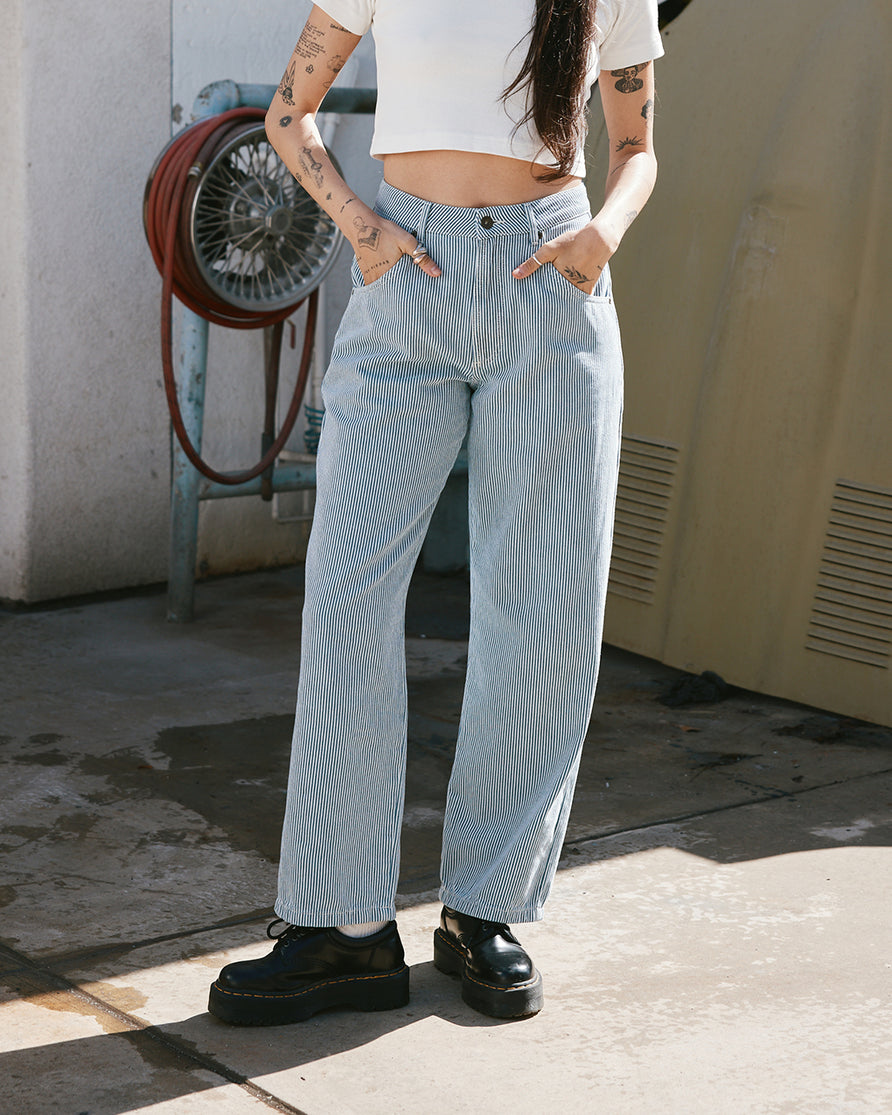 Nomad Pant - Blue Hickory Stripe