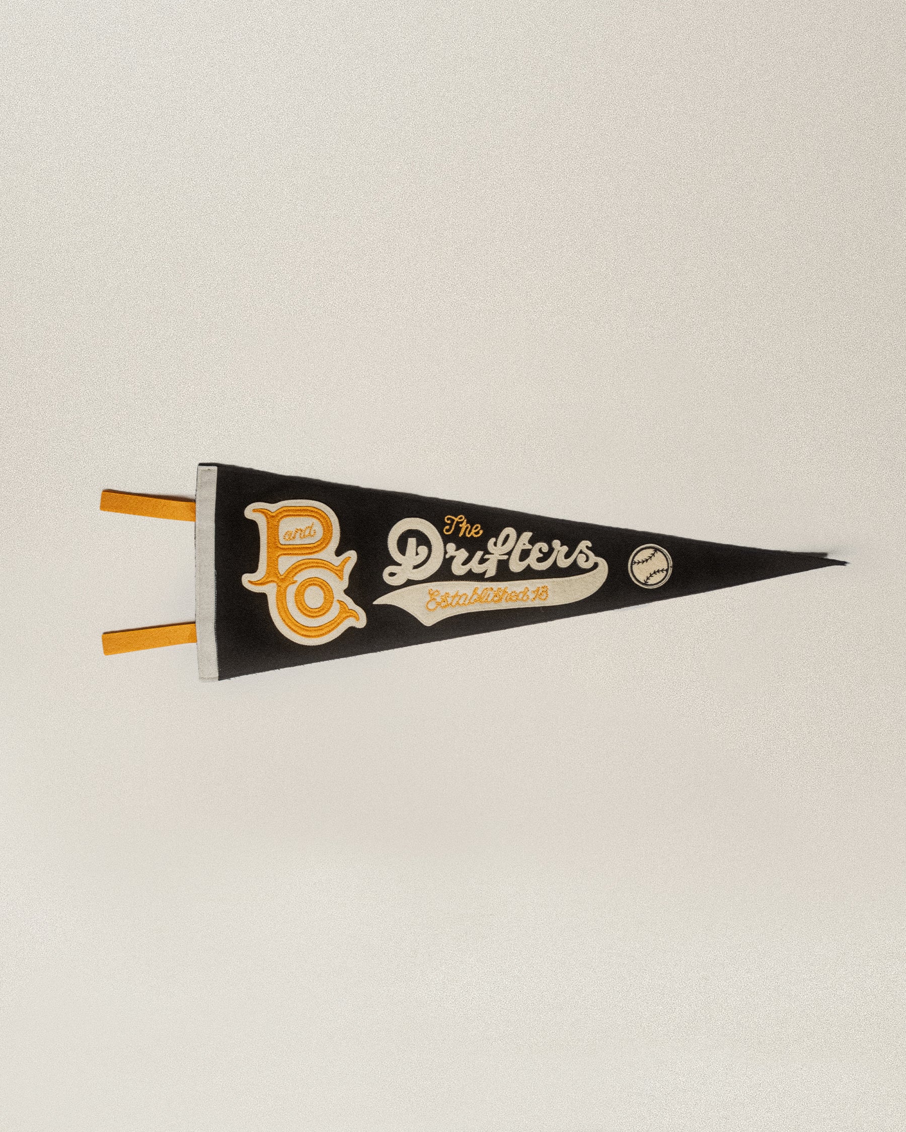Drifters Pennant Flag - Black