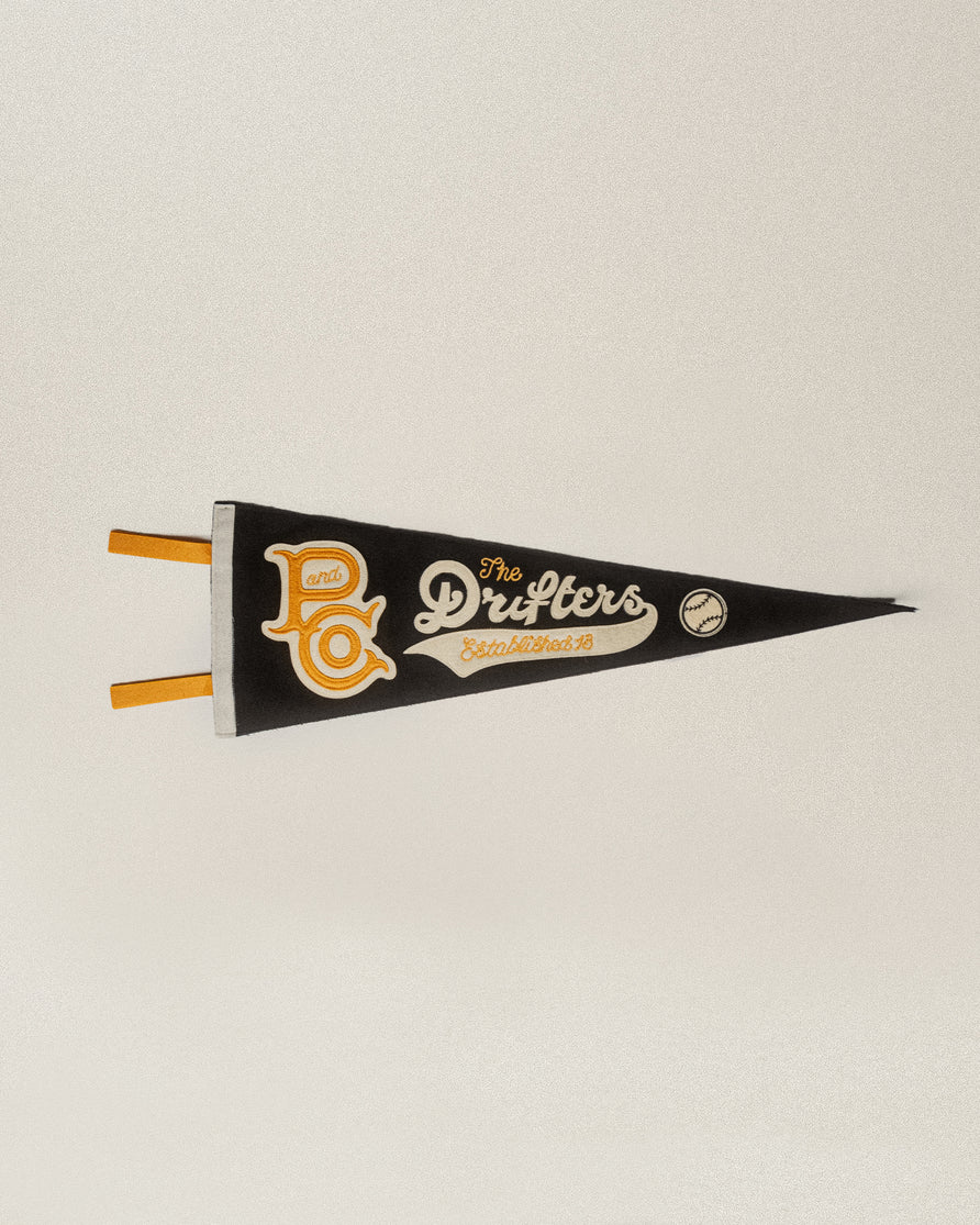 Drifters Pennant Flag - Black