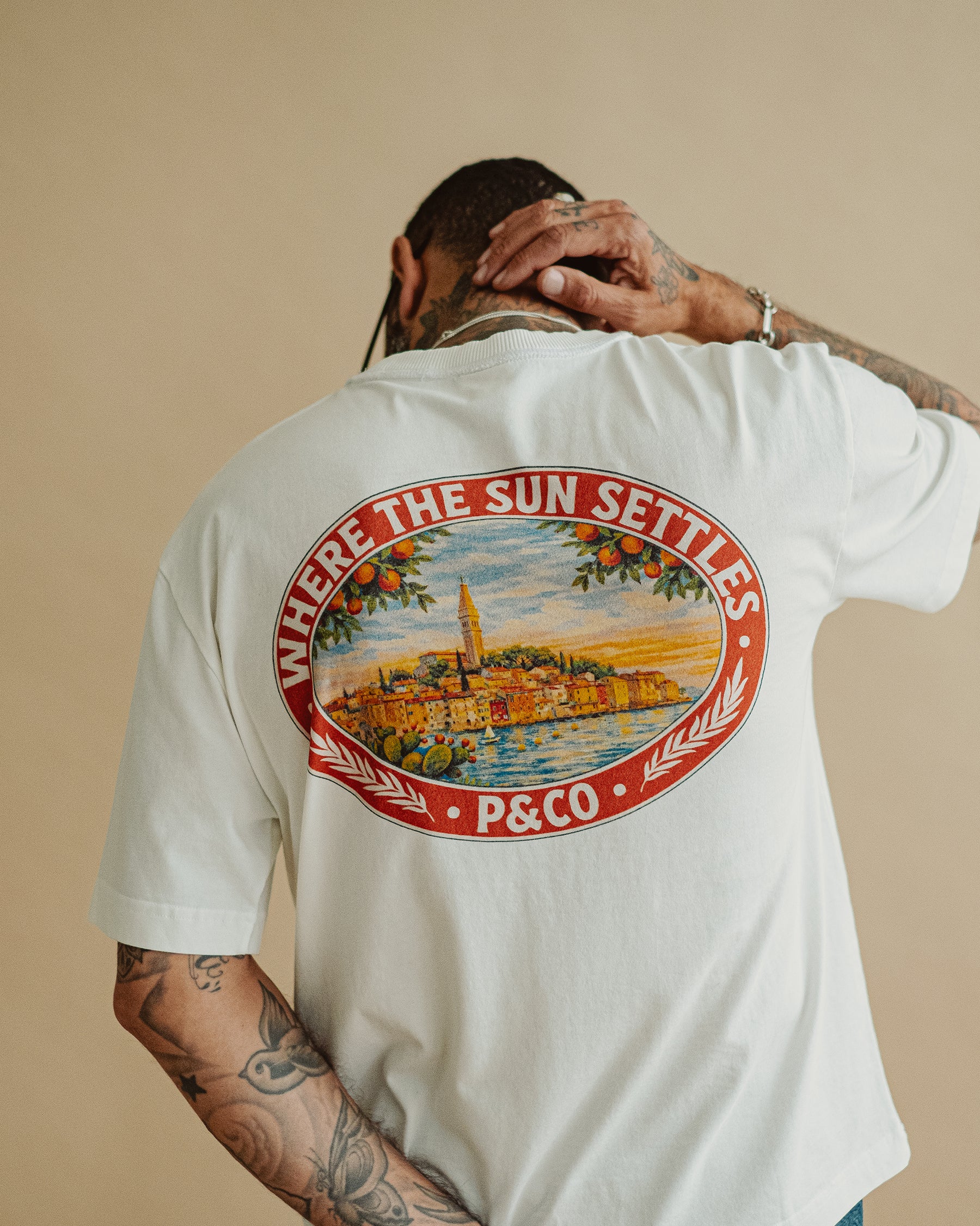 Where The Sun Settles Boxy T-Shirt - Off White