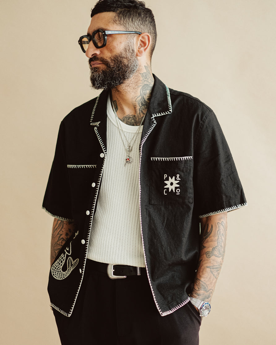 Merrow Resort Shirt - Black
