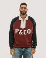 Track 1/4 Zip Jersey - Maroon & Navy