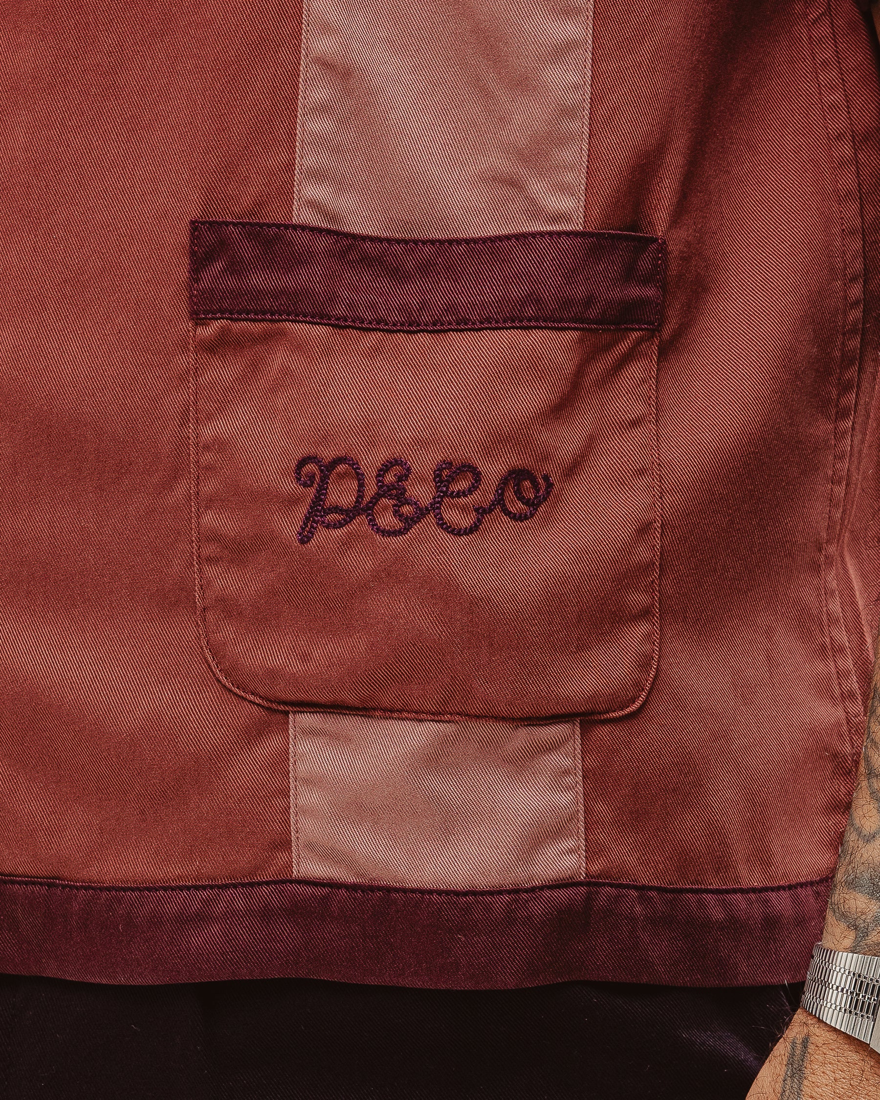 Diner Bowling Shirt - Maroon