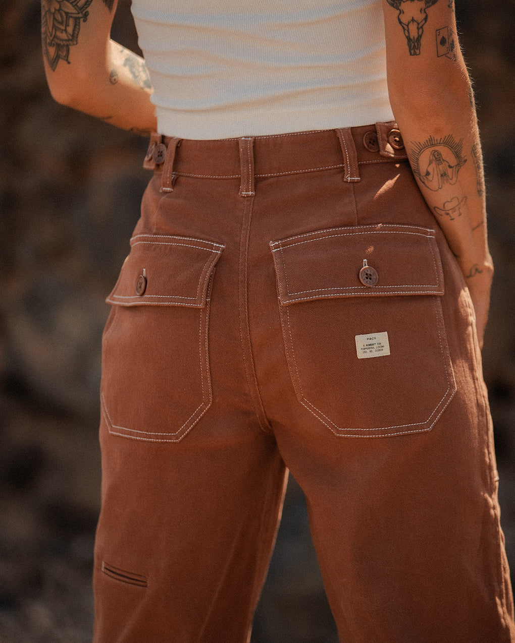 304 Service Fatigue Pants - Rust