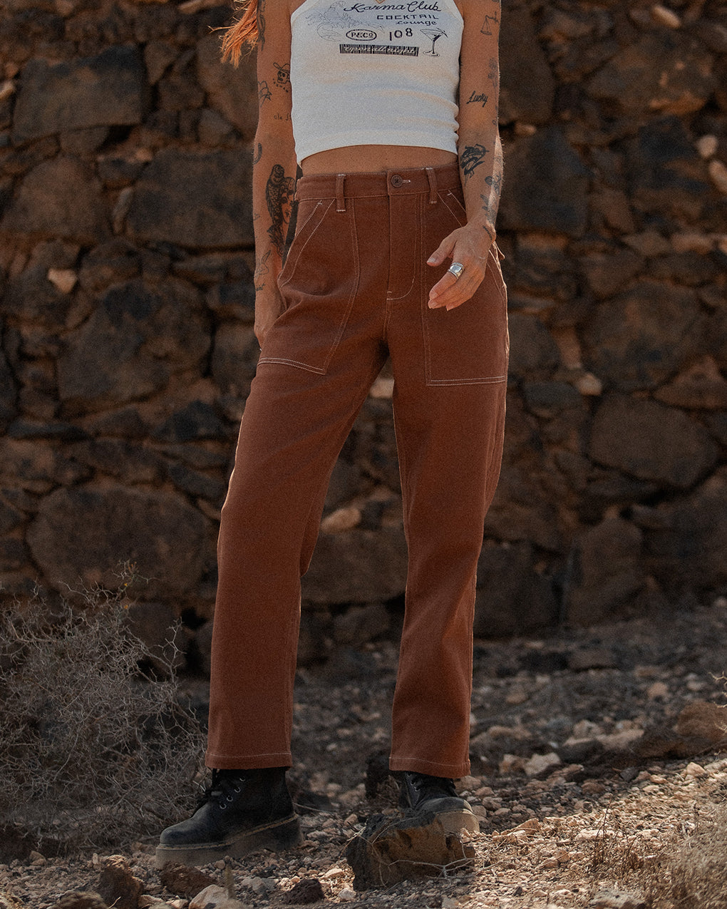 304 Service Fatigue Pants - Rust