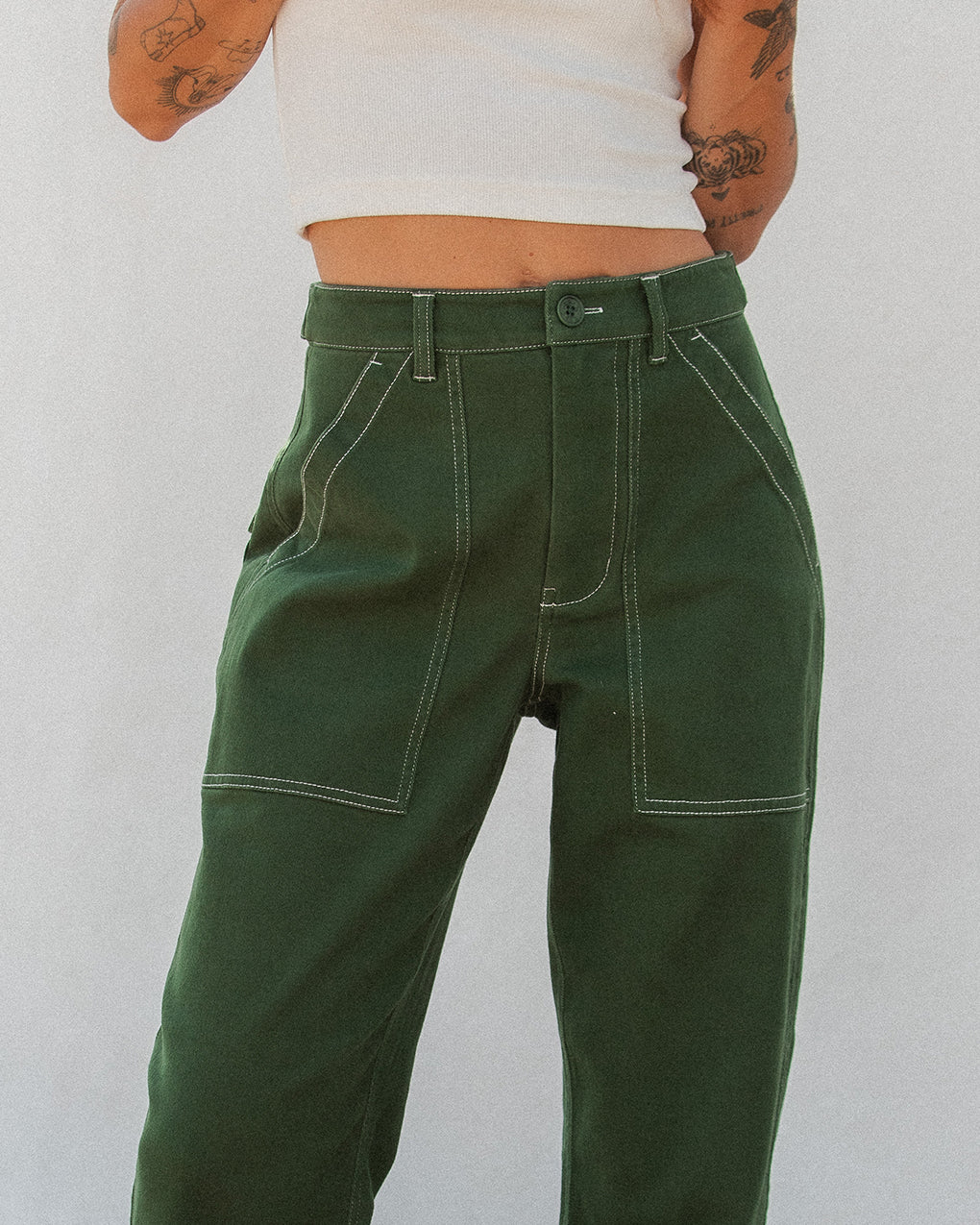 304 Service Fatigue Pants - Green