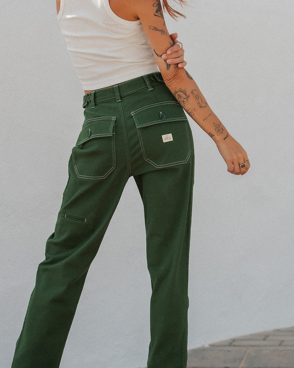 304 Service Fatigue Pants - Green