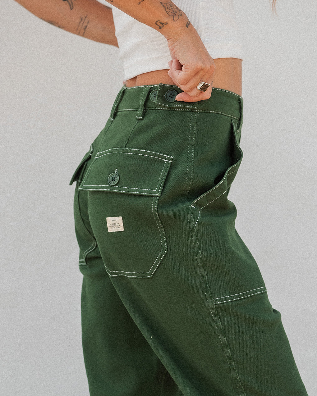 304 Service Fatigue Pants - Green