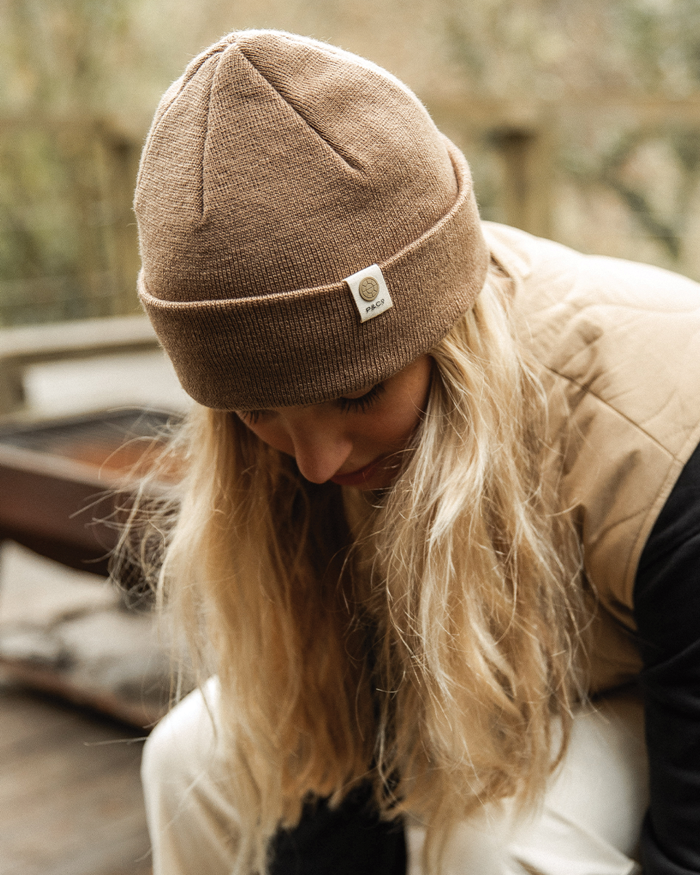 Porte Beanie - Taupe