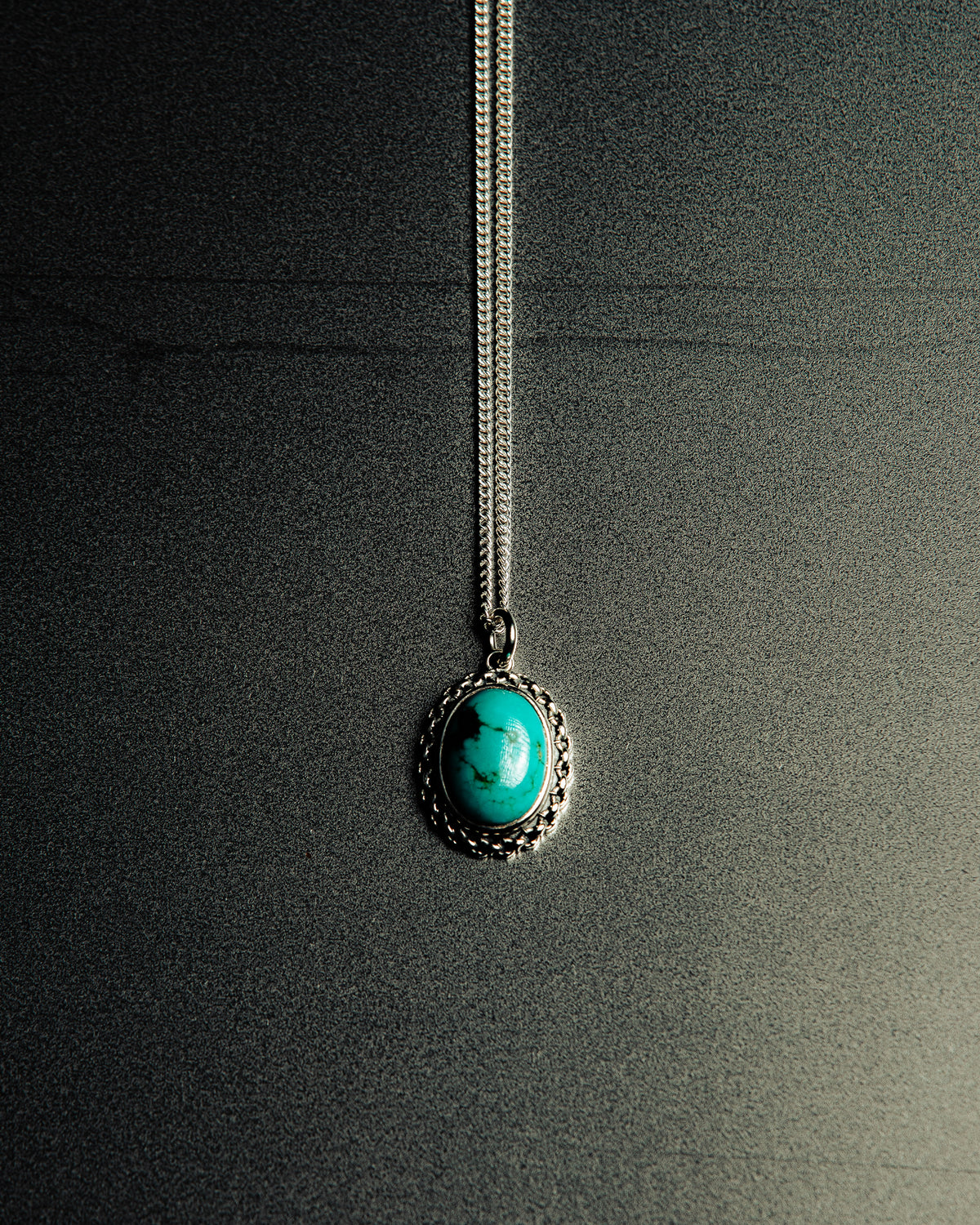 P&Co x TGF Turquoise Pendant Necklace - Sterling Silver