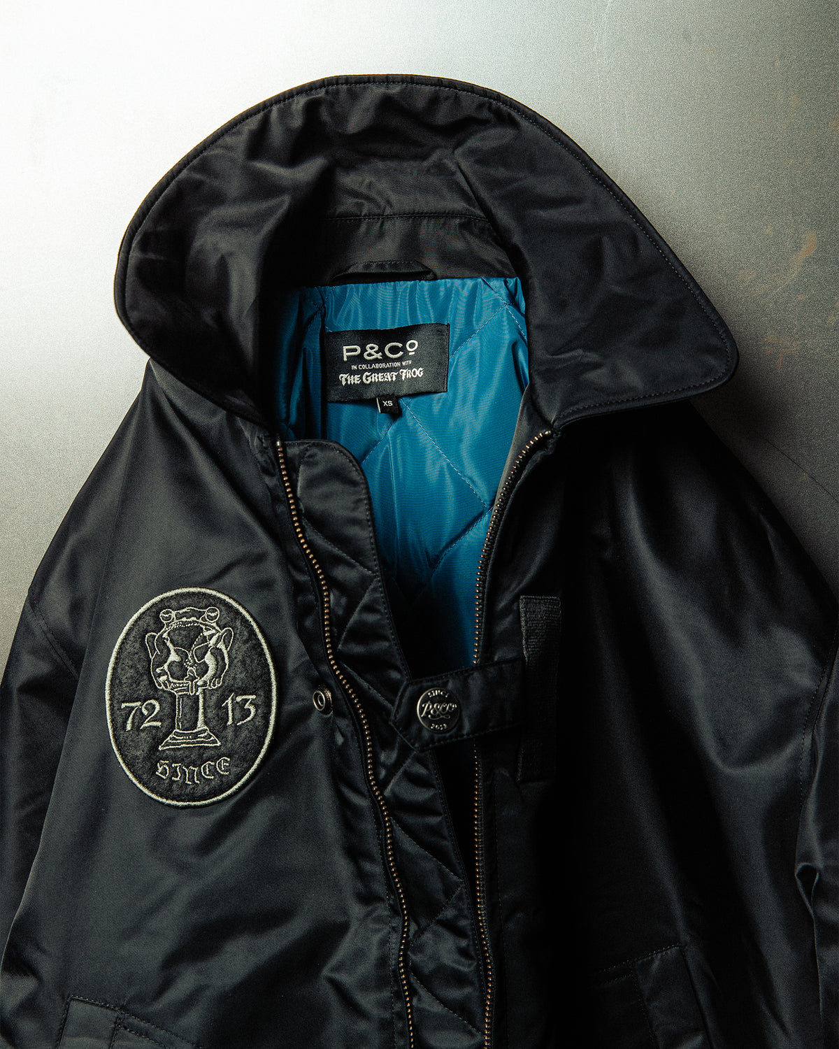 P&Co x TGF Bomber Jacket - Black