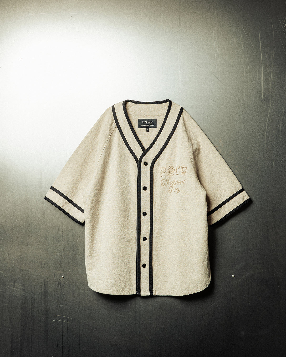 P&Co x TGF Baseball Jersey - Ecru