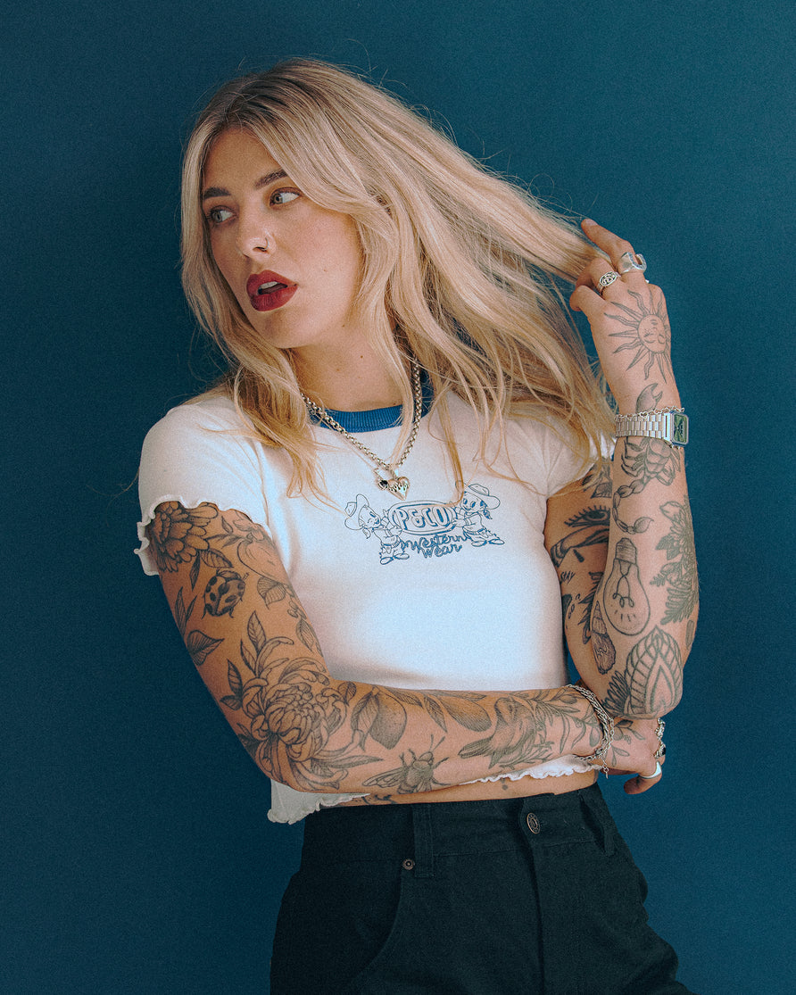 Western Wear Baby T-Shirt - Off White