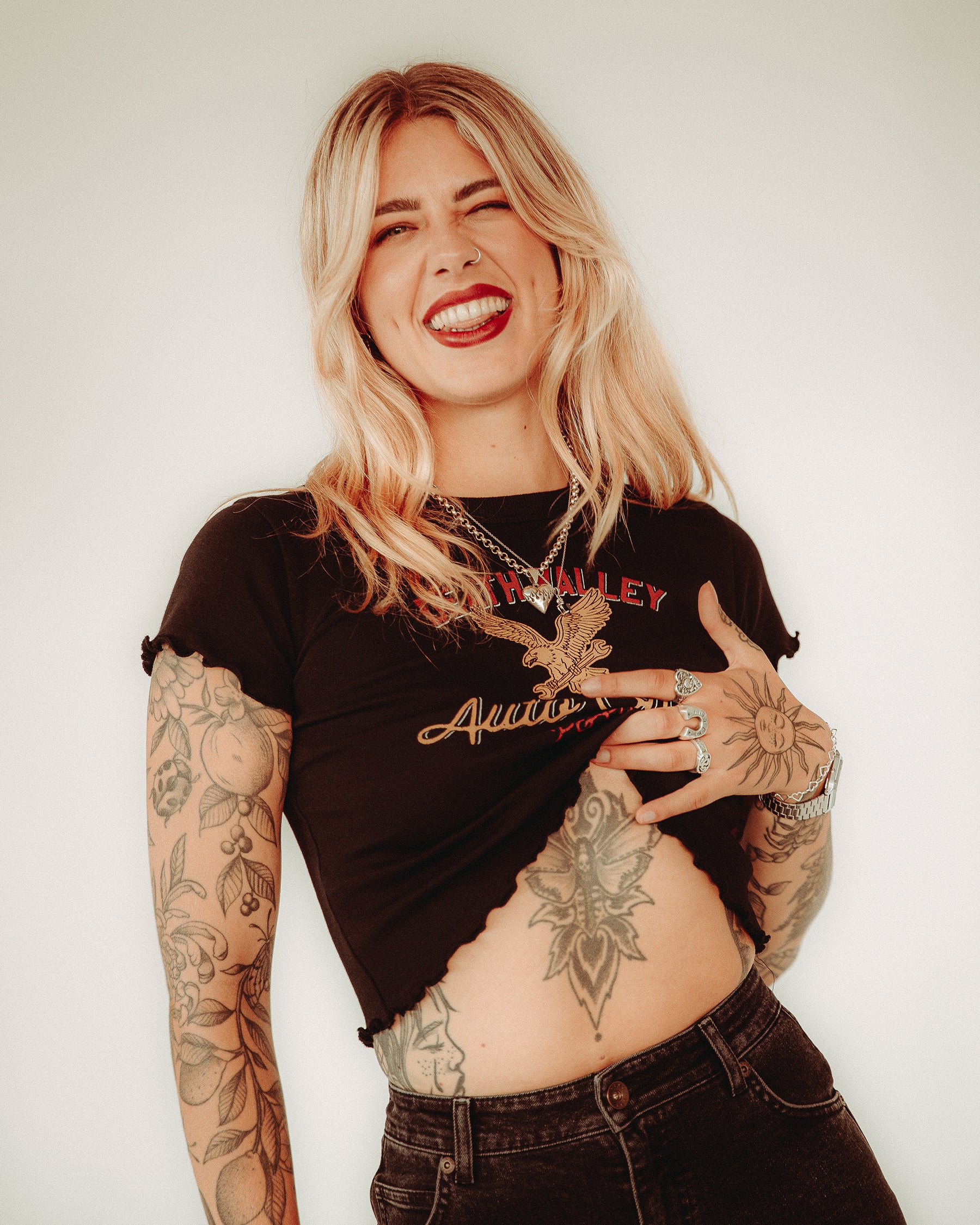 Auto Shop Baby T-Shirt - Washed Black