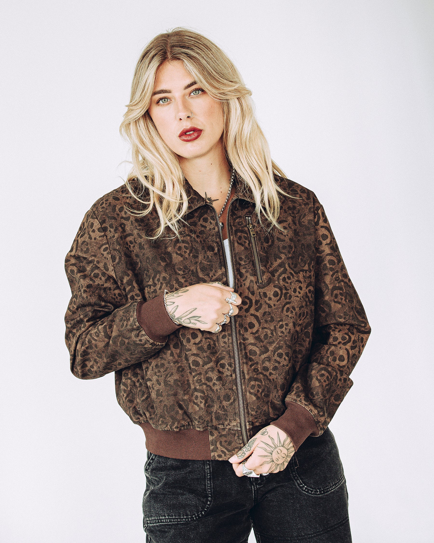 Leopard Print RosetteTurner Jacket | Women's Jackets & Outerwear