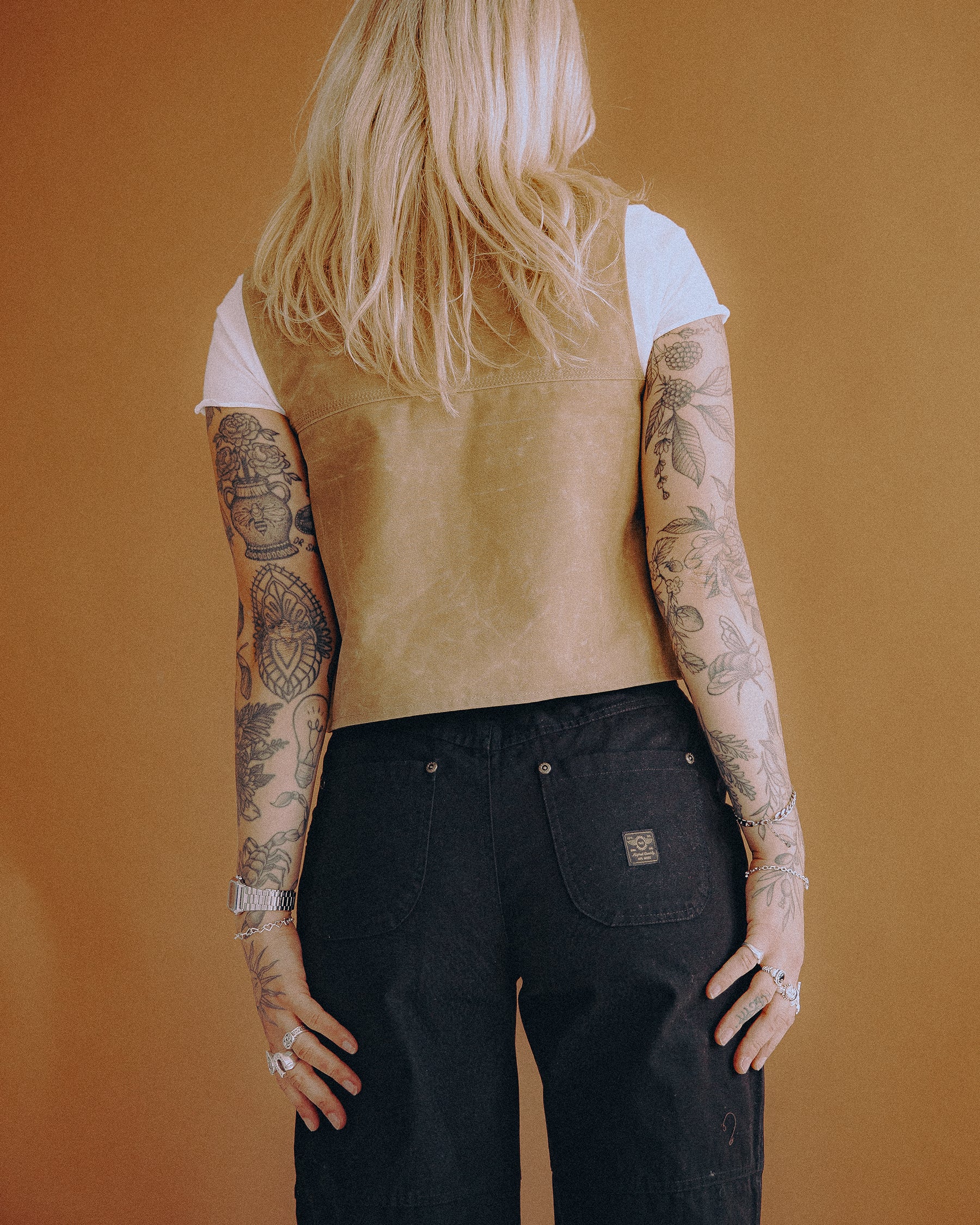 Scorpio Nomad Waxed Vest - Tan