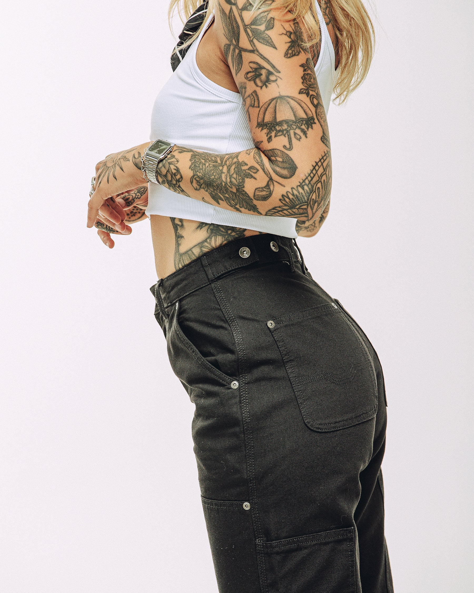 Albion Carpenter Pant - Black