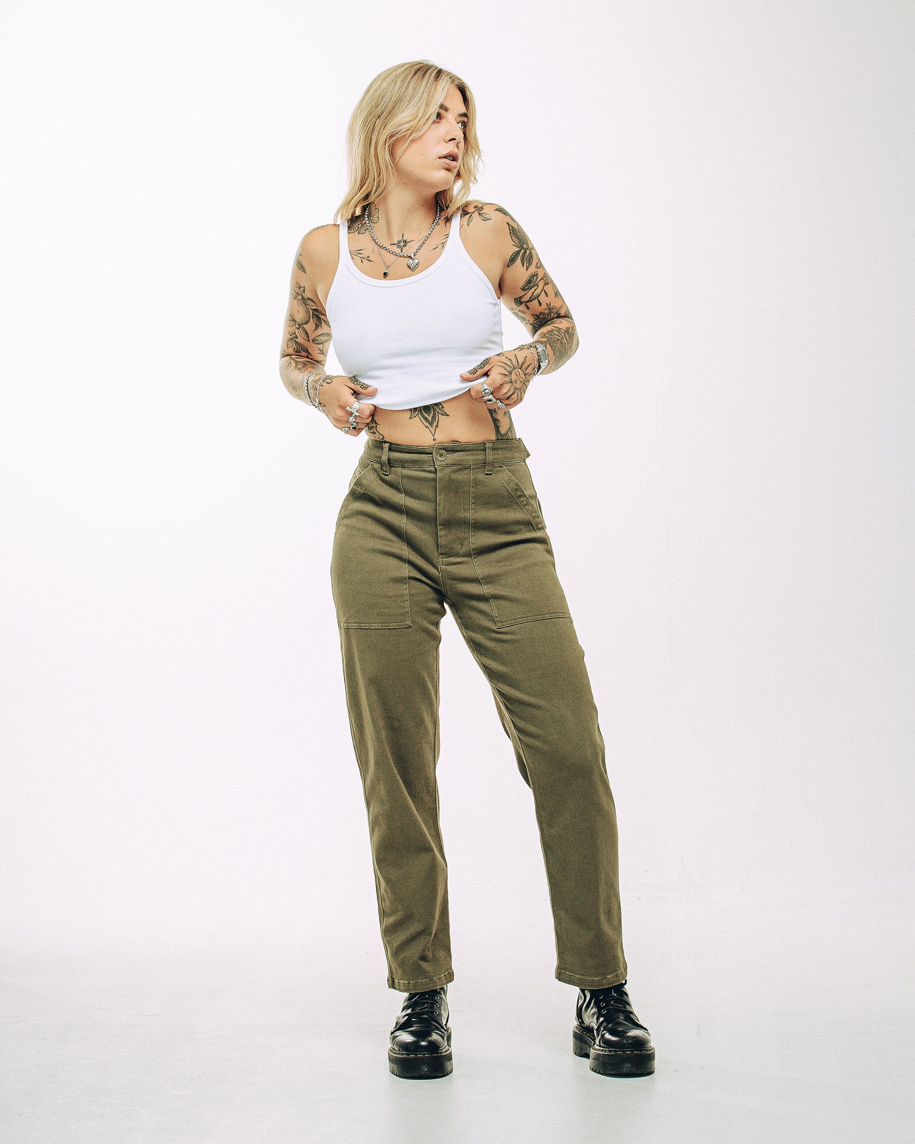 Service Fatigue Pants - Olive