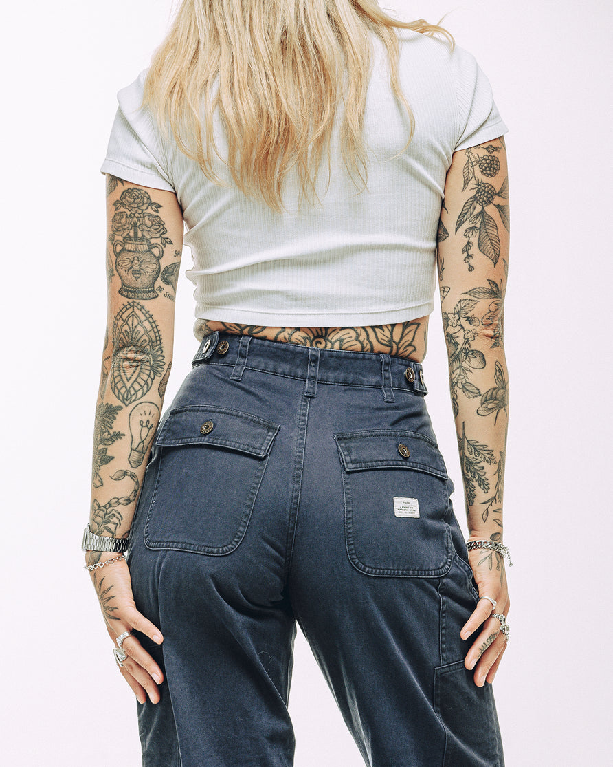 Surplus High Waisted Pants - Navy