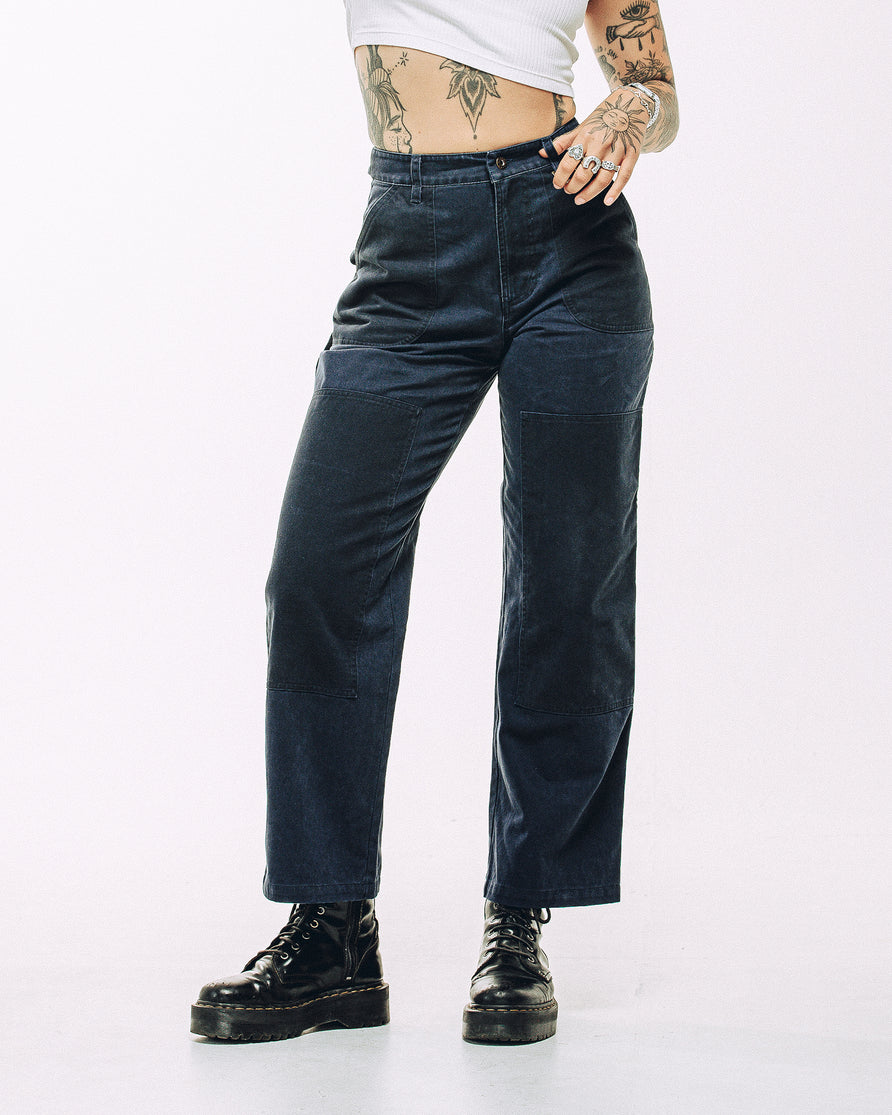 Surplus High Waisted Pants - Navy