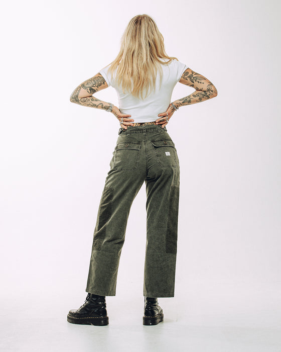 Surplus High Waisted Pants - Khaki