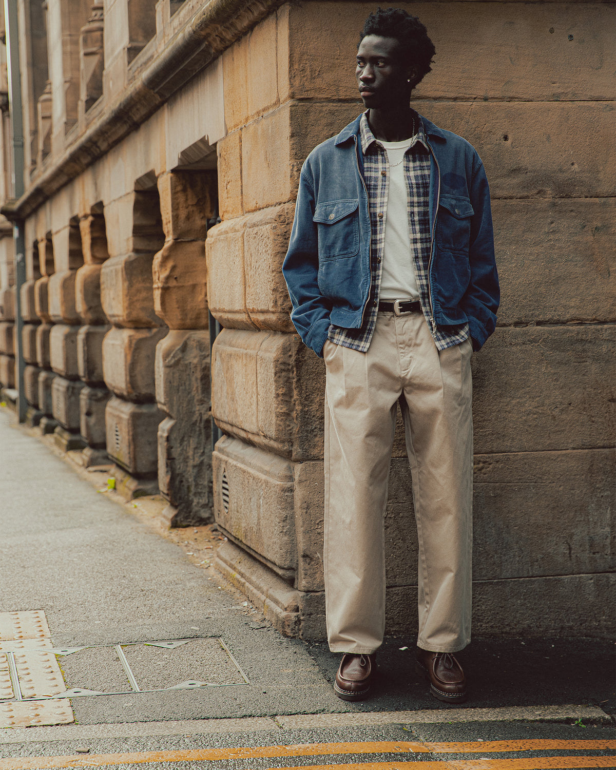 Union Pleated Pant - Stone