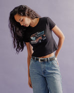 Built Not Bought Baby T-Shirt - Washed Black