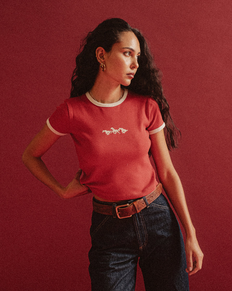 Maresa Baby T-Shirt - Washed Red